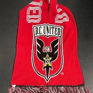 Adidas D.C. United World Cup Red and Black Scarf
